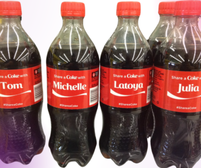 Coca Cola's Share a Coke campaign